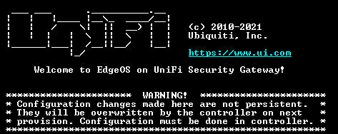 Ubiquiti Networks UniFi USG Security Gateway | Factory Reset !