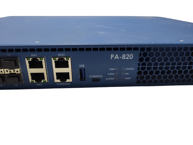 Palo Alto PAN-PA-820 Network Security Appliance