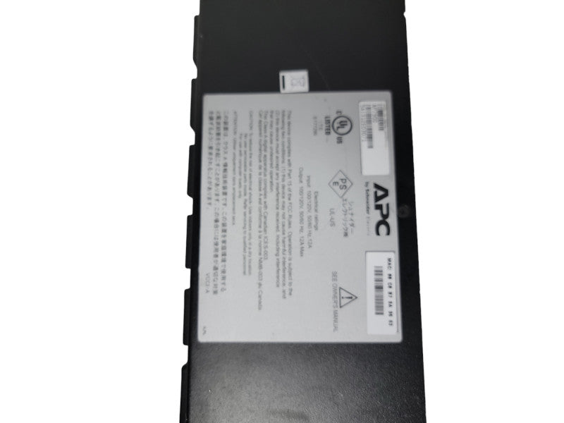 APC AP7900 Switched Rack PDU 15A 100 120V 8x 5-15R 1U Rack Mount Horizontal