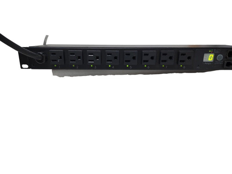 APC AP7900 Switched Rack PDU 15A 100 120V 8x 5-15R 1U Rack Mount Horizontal