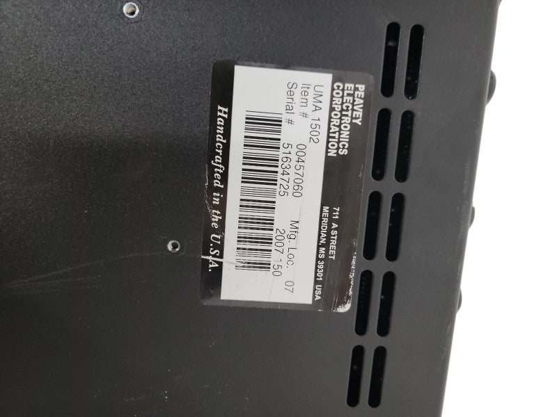 Peavey Amplifier Architectural Acoustics UMA 1502 Integrated Modular Amplifie