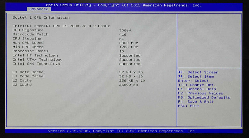 Supermicro CSE-732, X9SRA/X9SRA-3, Xeon E5-2680 V2 2.80GHz, 32GB DDR3