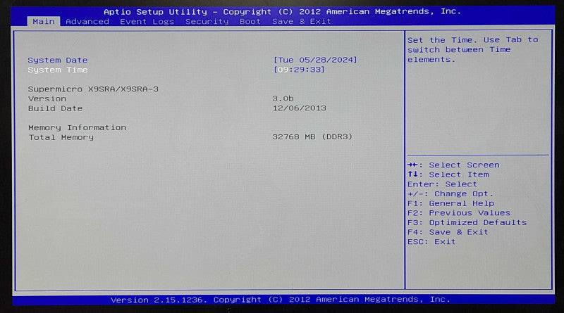 Supermicro CSE-732, X9SRA/X9SRA-3, Xeon E5-2680 V2 2.80GHz, 32GB DDR3