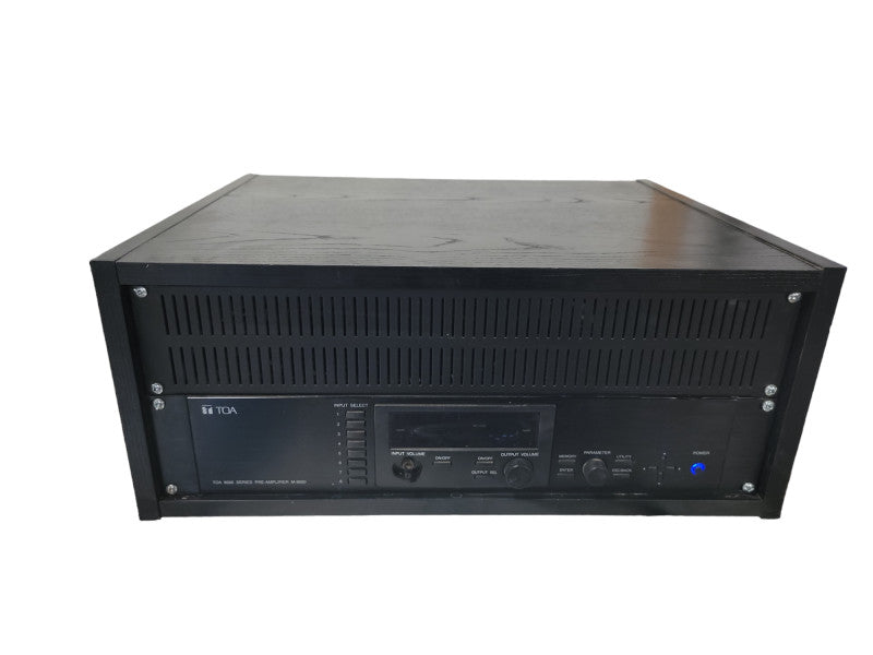 TOA 9000 Series Pre Amplifier M-9000 W/ Portable Rack (see pictures)