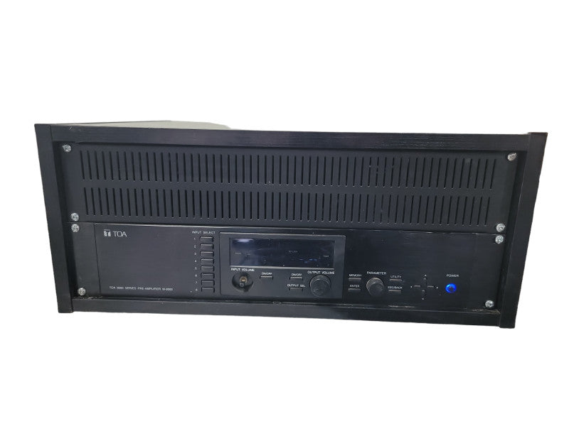 TOA 9000 Series Pre Amplifier M-9000 W/ Portable Rack (see pictures)