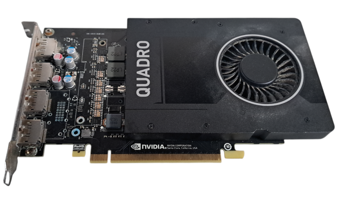 Nvidia Quadro P2000 5GB GDDR5 PCIe 4x Display Port Graphics Card