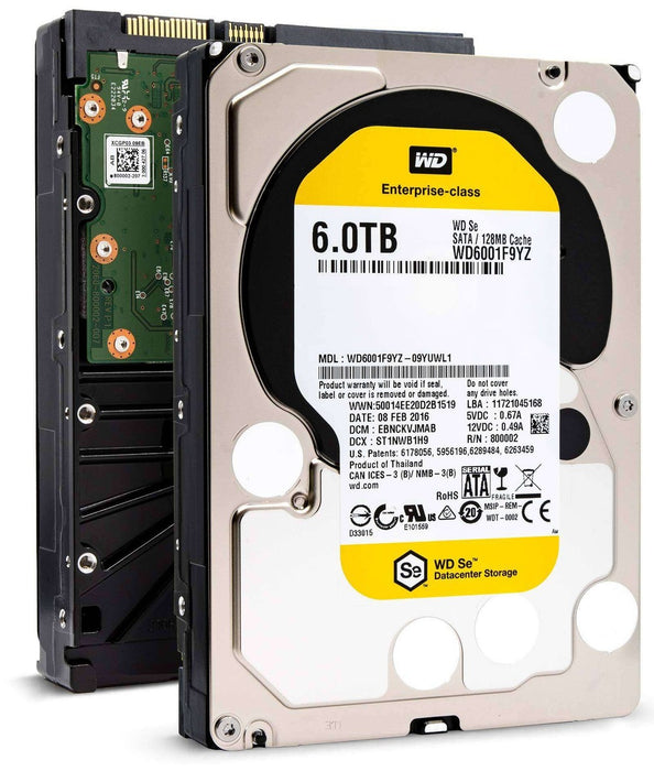 6TB SATA 3.5" 7.2k 6Gb/s HDD - Assorted Brands