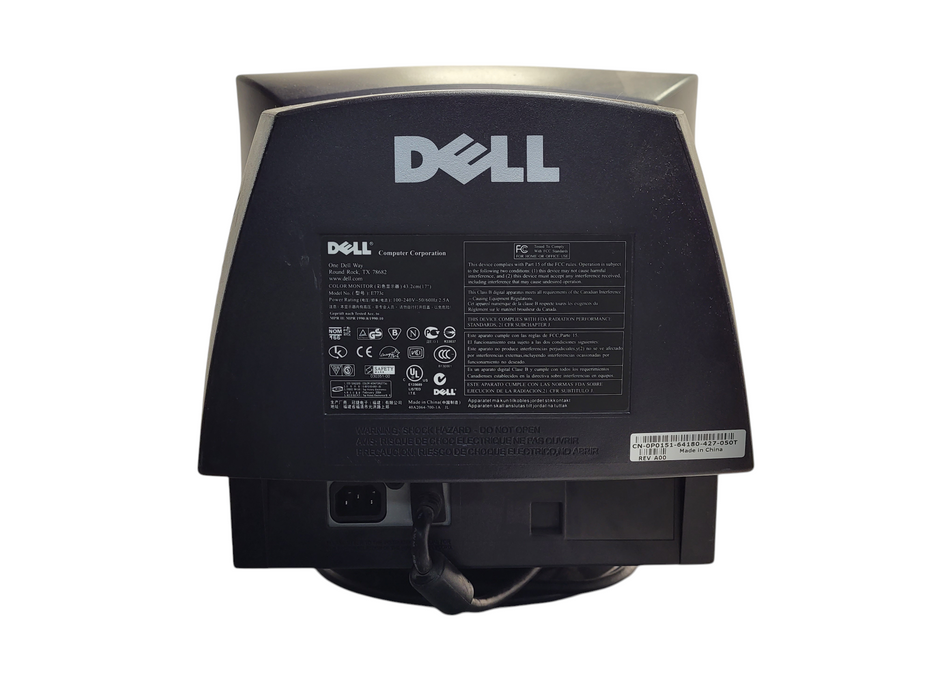 Dell 17" E773c 1280x1024 VGA CRT Monitor TESTED & Working Clean