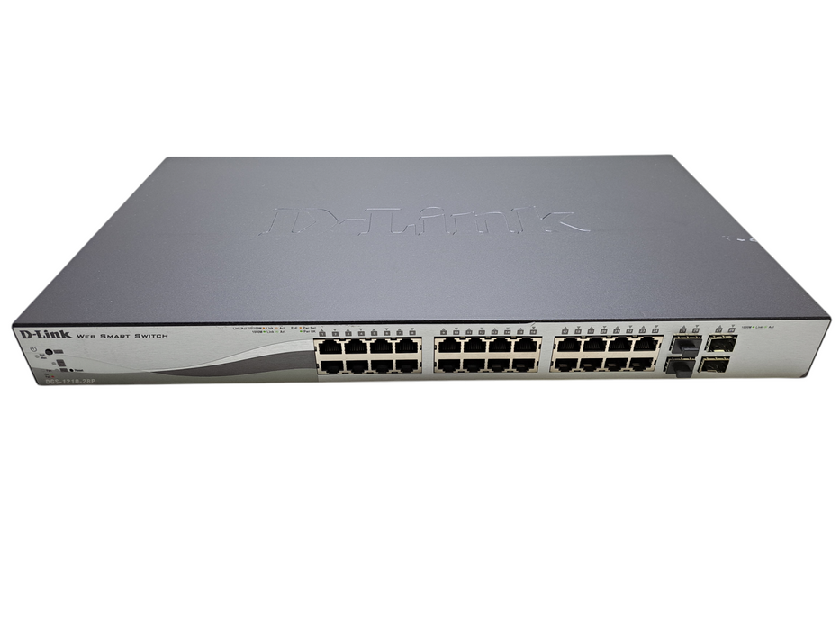 D-Link DGS-1210-28P | 28-Port Gigabit PoE Web Smart Switch w/ 4x SFP