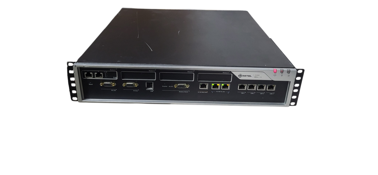 Mitel 3300 MXe III PBX Phone Systems 50006269 No HDD | READ