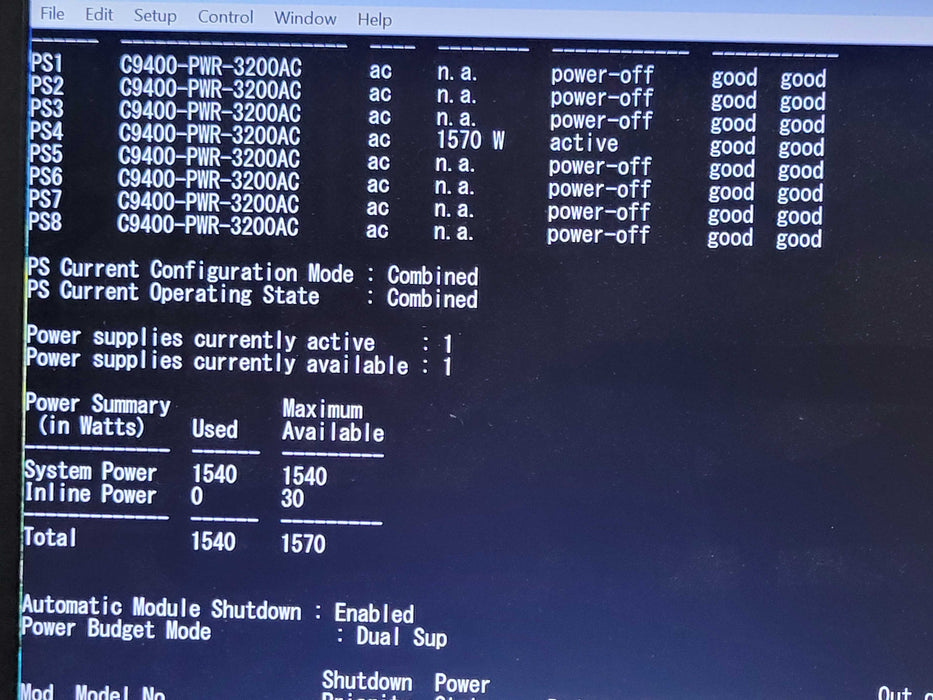 Cisco Catalyst C9410R 1x C9400-SUP-1, 2x C9400-LC-48UX, 2x C9400-LC-48U