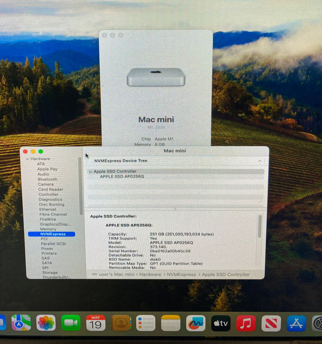 Apple Mac Mini M1 2020 8GB RAM 256GB SSD