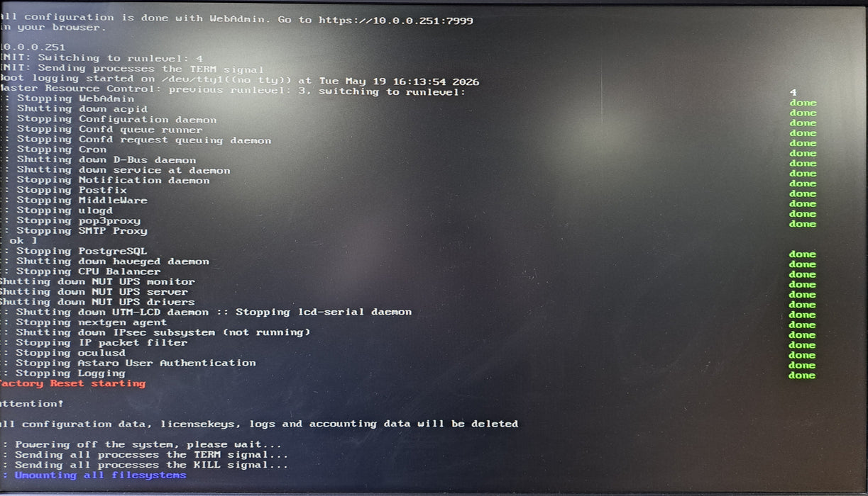 Sophos SG 310 Rev. 1 Firewall Network Security Appliance *READ*