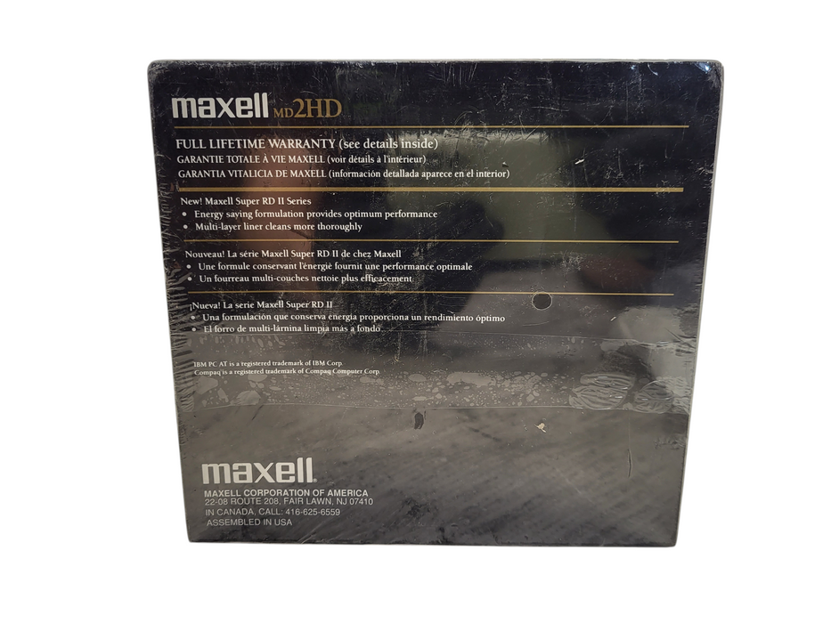 Vintage Maxell MD2-HD Double Sided 5.25" Floppy Disk Deluxe 20-Pack