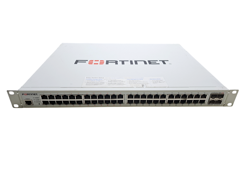 Fortinet FortiSwitch FS-148E-POE | 48-Port Gigabit PoE Managed Network Switch