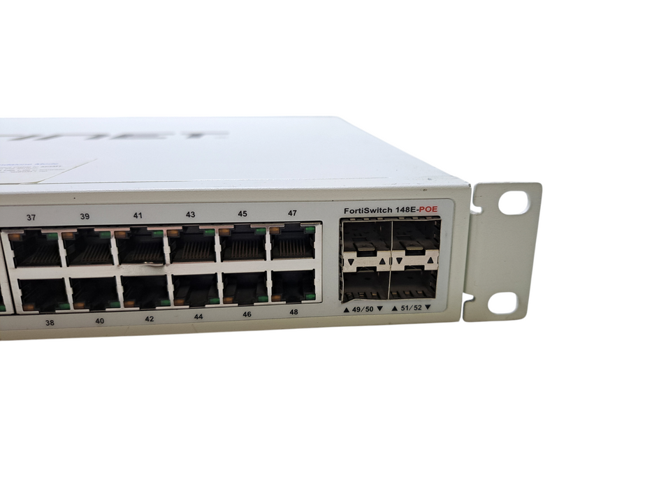 Fortinet FortiSwitch FS-148E-POE | 48-Port Gigabit PoE Managed Network Switch