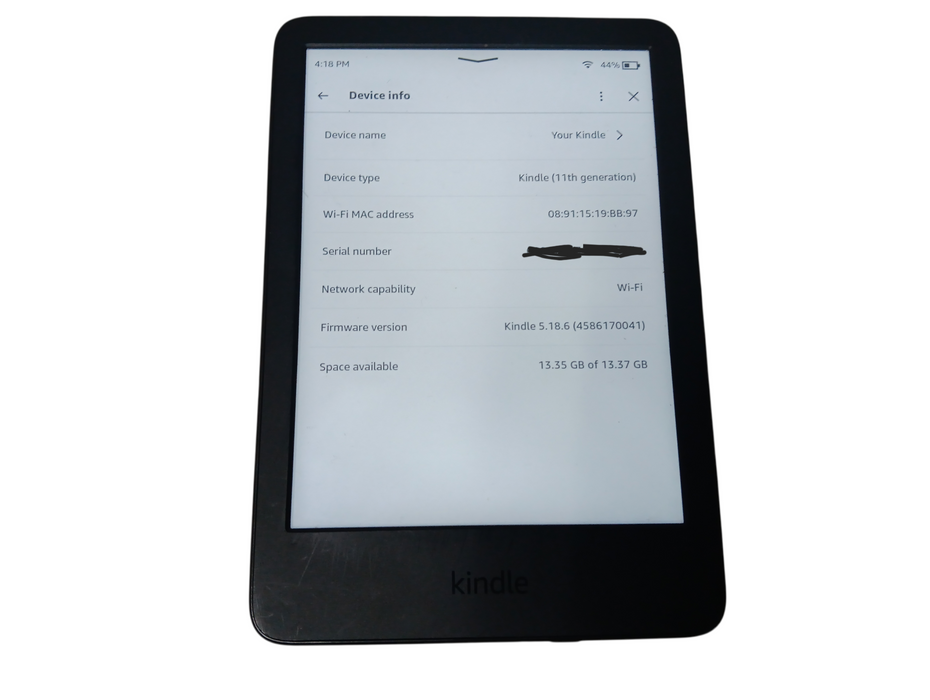 Amazon Kindle 11th Gen - 16GB - Black