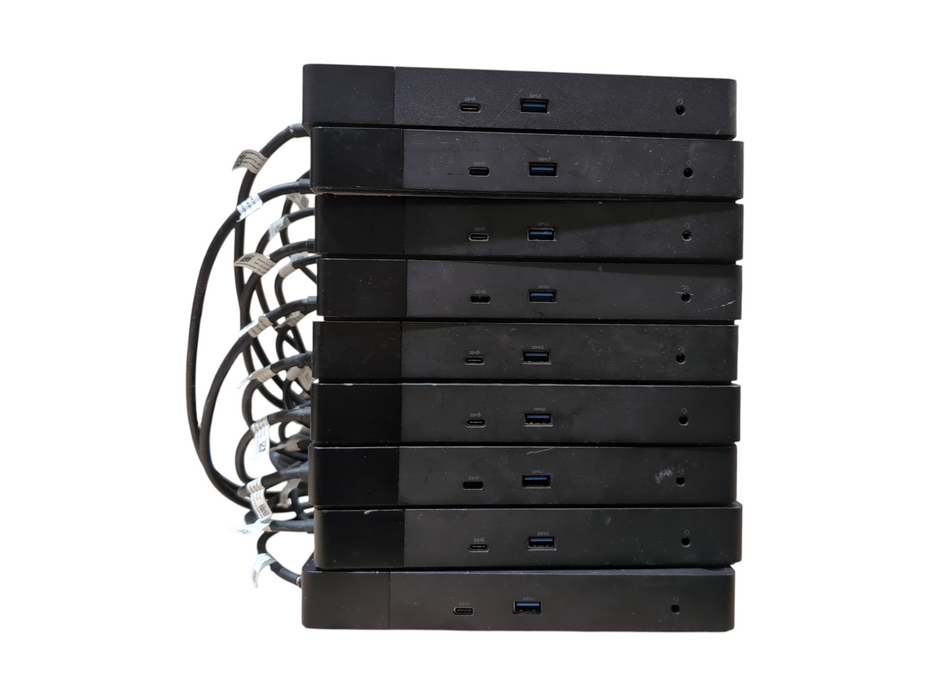 Lot of 18x Dell WD19 USB Type-C Docking Station, No AC Adapter