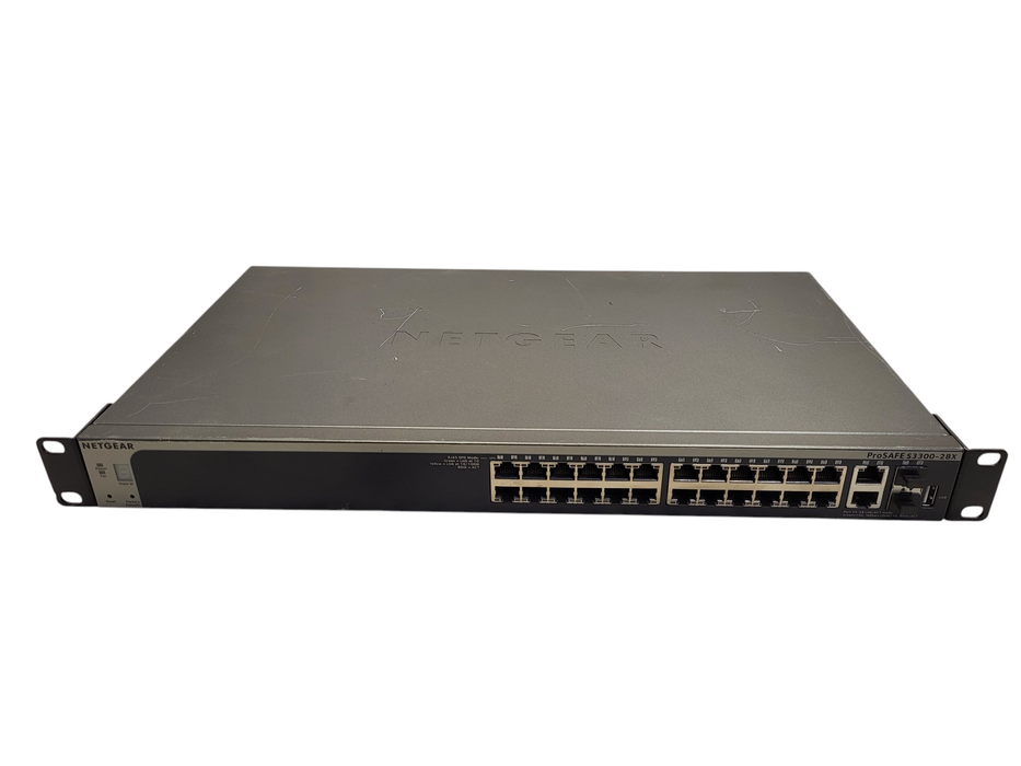 Netgear S3300-28X ProSAFE 24-Port Gigabit Stackable Smart Switch w/ 10G uplinks