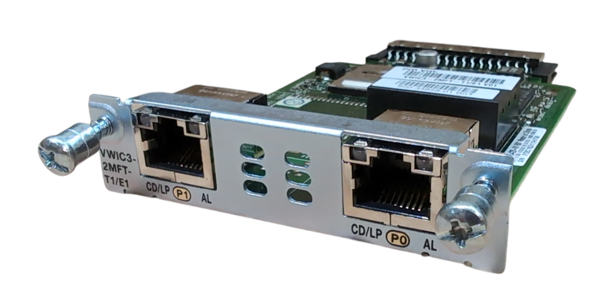 Cisco VWIC3-2MFT-T1/E1 2-Port T1/E1 Multiflex Trunk Voice/WAN