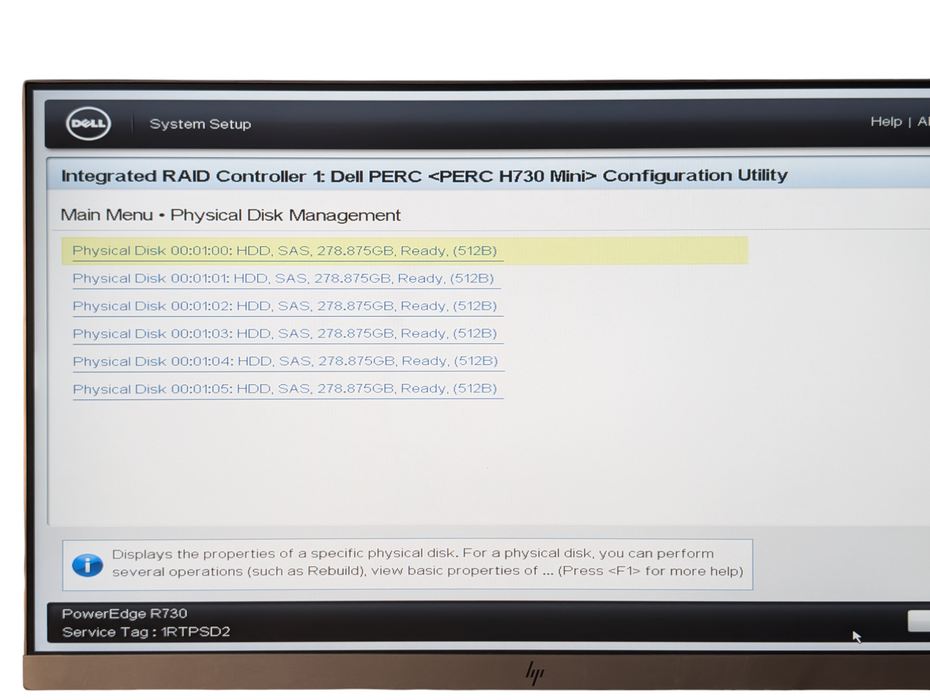 DELL PowerEdge R730 Intel Xeon E5-2637 v4 32GB RAM 6x 300GB SAS HDDs