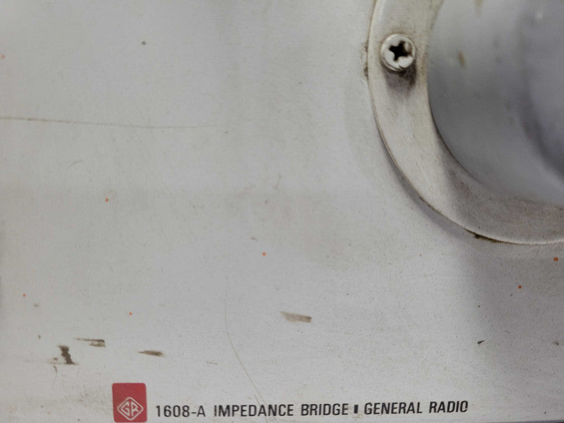 GENERAL RADIO 1608-A IMPEDANCE BRIDGE, READ _