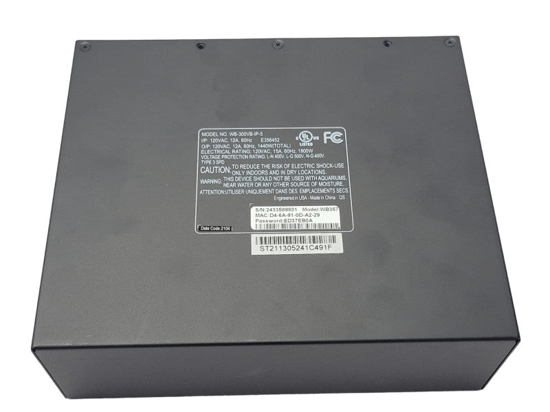 Open-Box WATT BOX WB-300VB-IP-5, Compact Power Conditioner  _