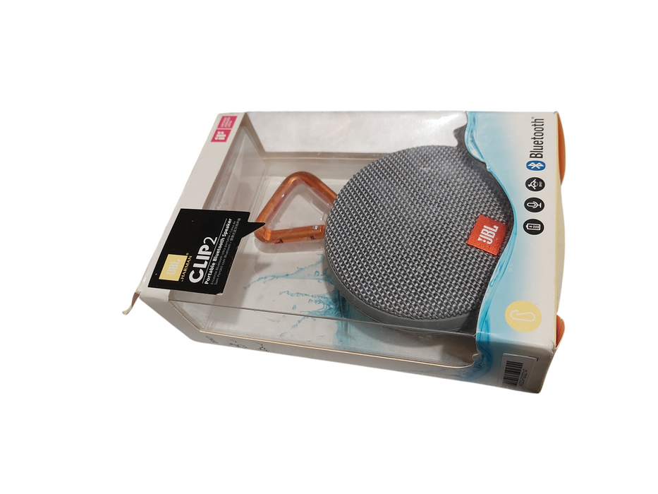 JBL Clip 2 Portable Bluetooth Speaker Grey