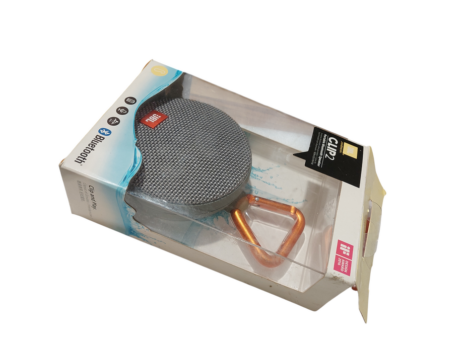 JBL Clip 2 Portable Bluetooth Speaker Grey