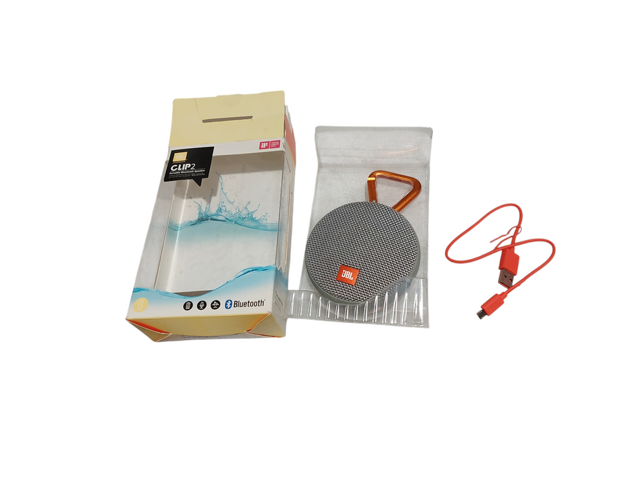 JBL Clip 2 Portable Bluetooth Speaker Grey