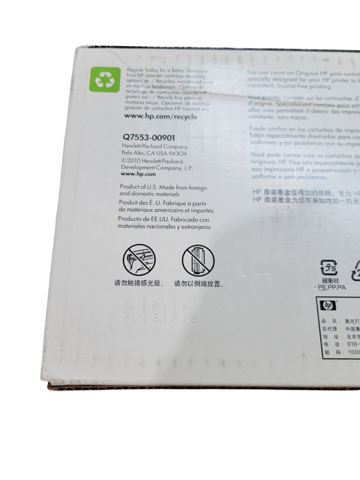 Genuine HP 53A Q7553A Black Original LaserJet Toner Cartridge Sealed