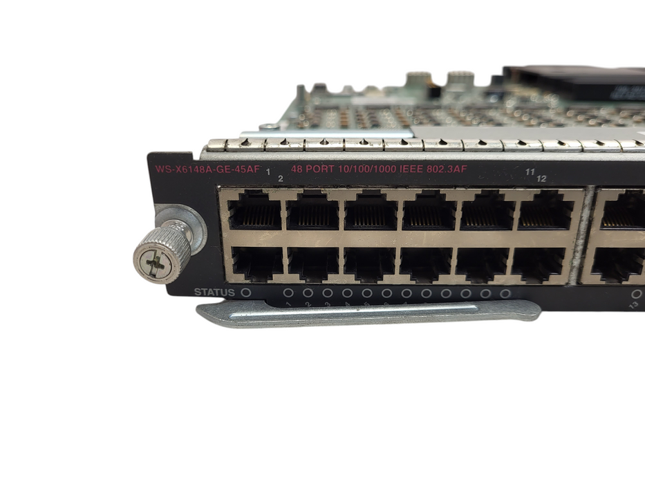 Cisco 48 Port Gigabit Ethernet PoE 802.3AF Module WS-X6148A-GE-45AF
