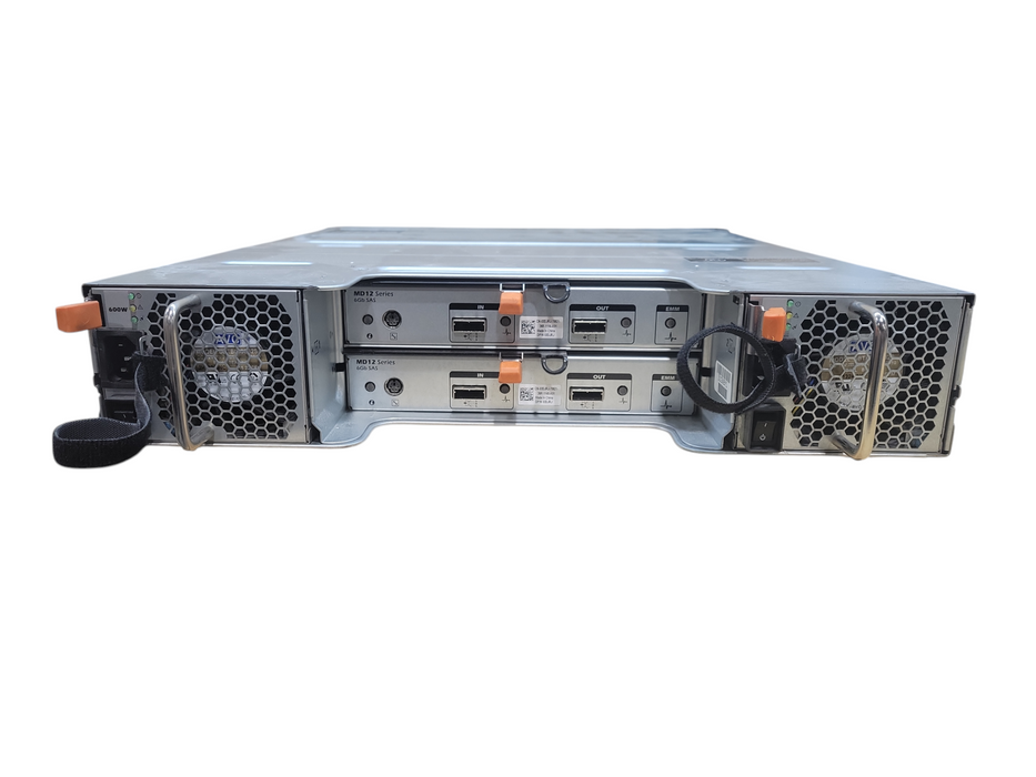 Dell PowerVault MD1200 E03J Storage W/ 2x 600W PSU + 2x MD12 Module