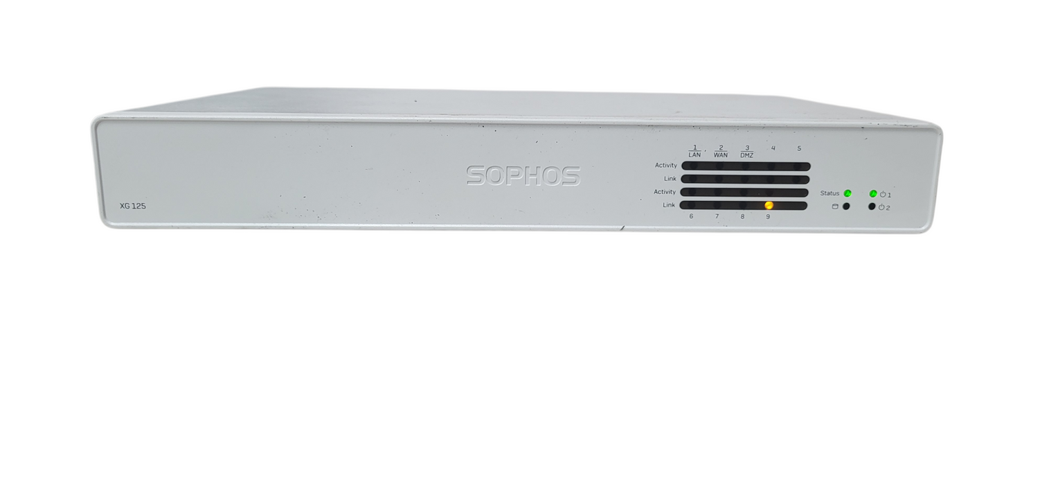 Sophos XG 125 Firewall Security Appliance VPN Router No HDD/SSD