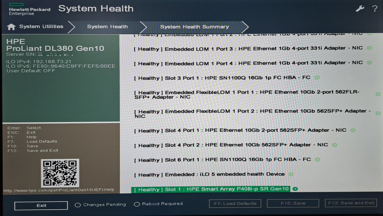 HPE ProLiant DL380 Gen10 8x 2.5"| 2x Xeon Gold 6240 @2.60GHz, 32GB DDR4, P408i-p