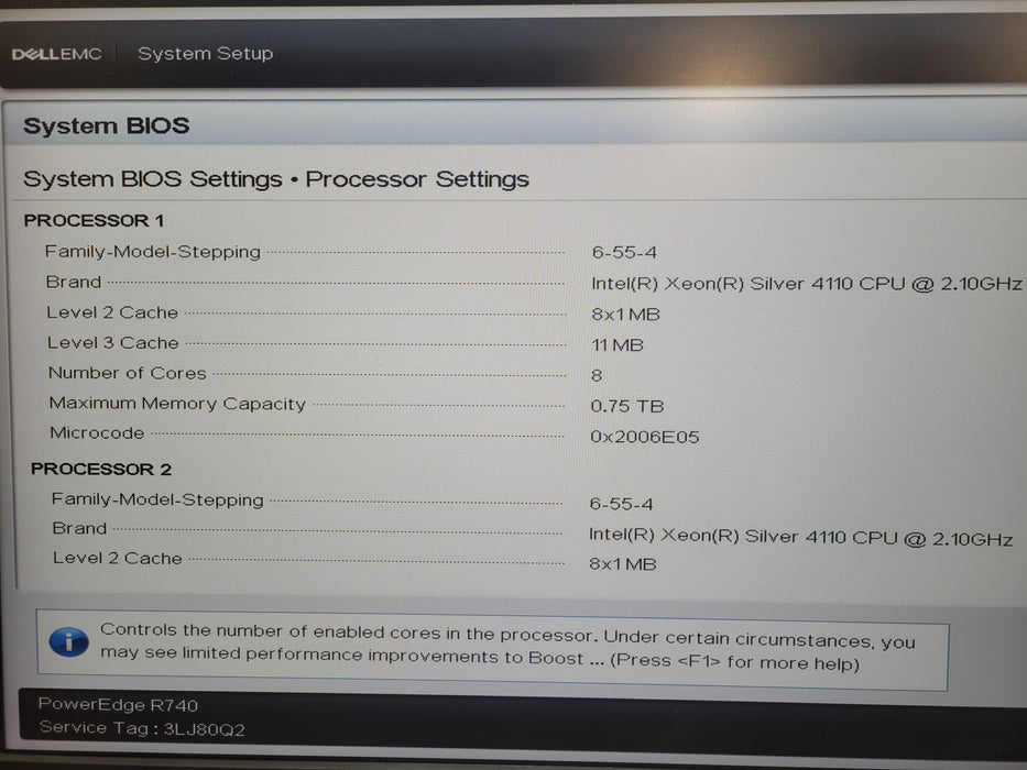 Dell PE R740 2U 8x2.5", 2x Xeon Silver 4110, 64GB DDR4, H330, No HDD, 2x 750W