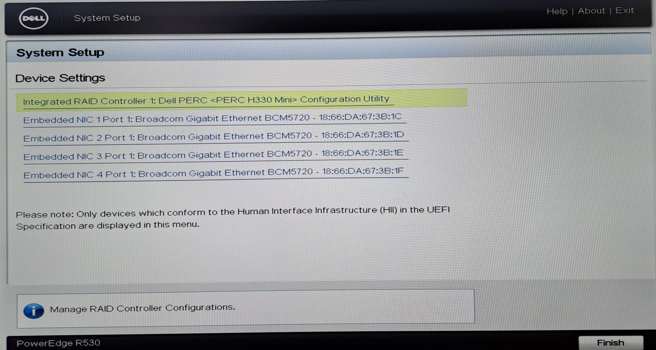 Dell PowerEdge R530 8x 3.5" | 1x Xeon E5-2620 v4 @2.10GHz, 16GB DDR4, H330 Mini