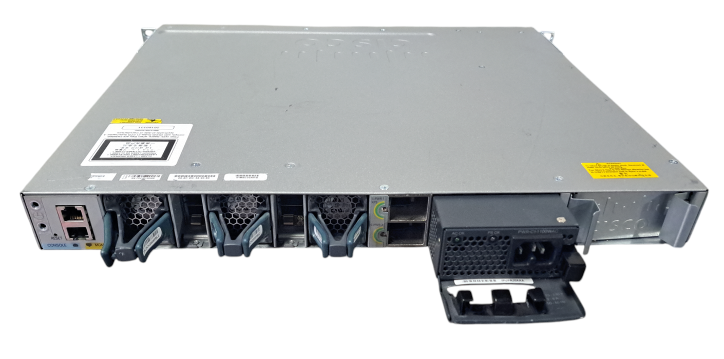 Cisco Catalyst WS-C3850 48 Port PoE Switch w/C3850-NM-2-10G Module