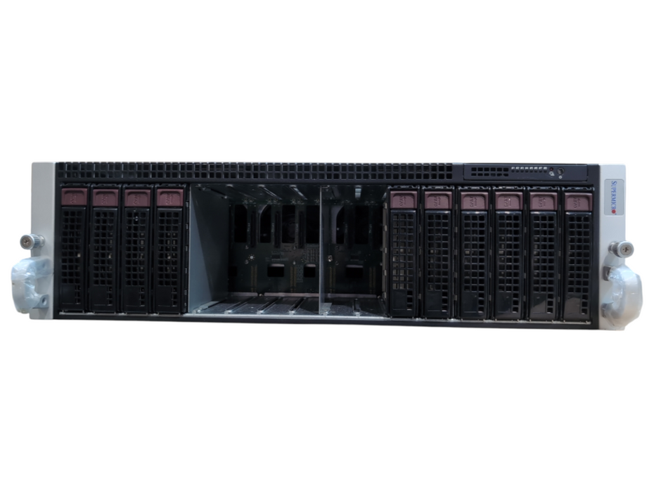 Supermicro CSE-938 16x LFF Server w/ 8x X9SCD-F (Total 192GB RAM) , 1x PSU