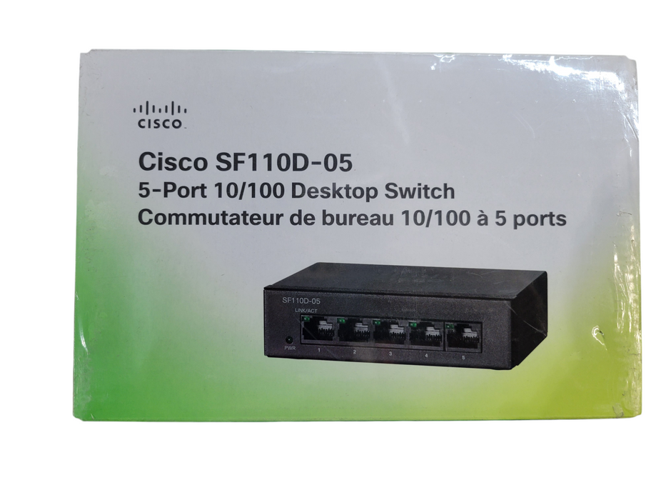 Cisco SF110D-05 5-Port 10/100 Desktop Switch