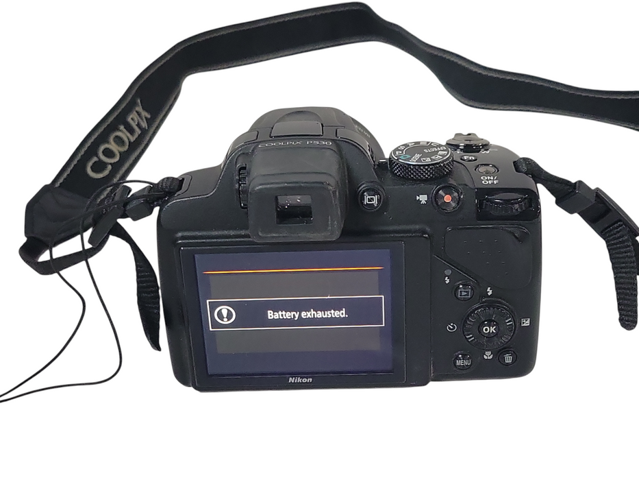 Nikon Coolpix P530 Black Digital Camera 42x Zoom 16.1 MP, No SD card
