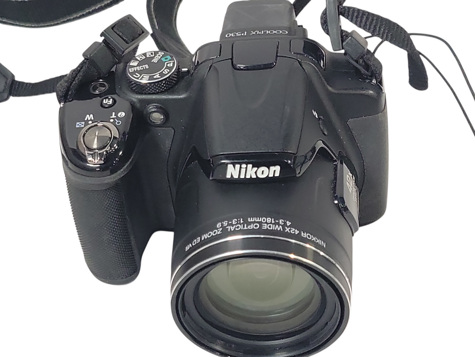 Nikon Coolpix P530 Black Digital Camera 42x Zoom 16.1 MP, No SD card