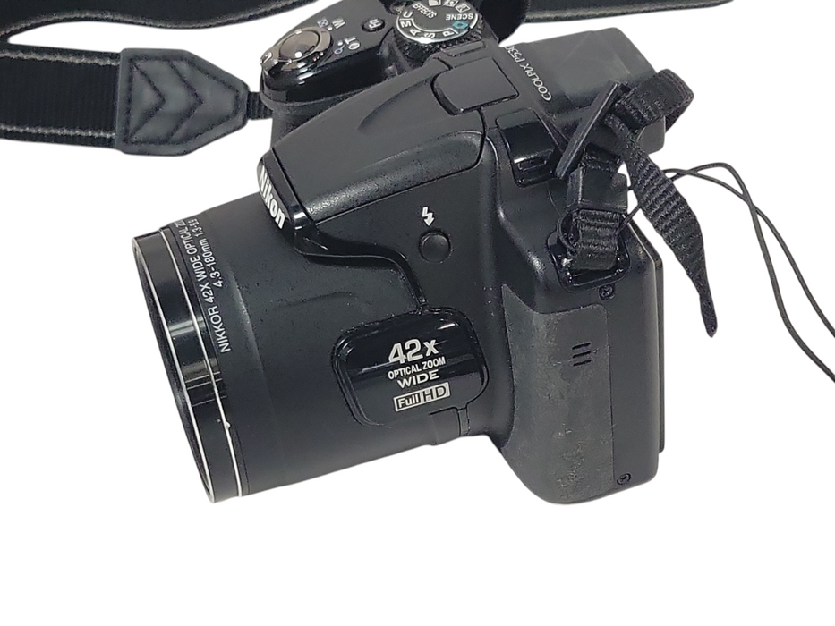 Nikon Coolpix P530 Black Digital Camera 42x Zoom 16.1 MP, No SD card
