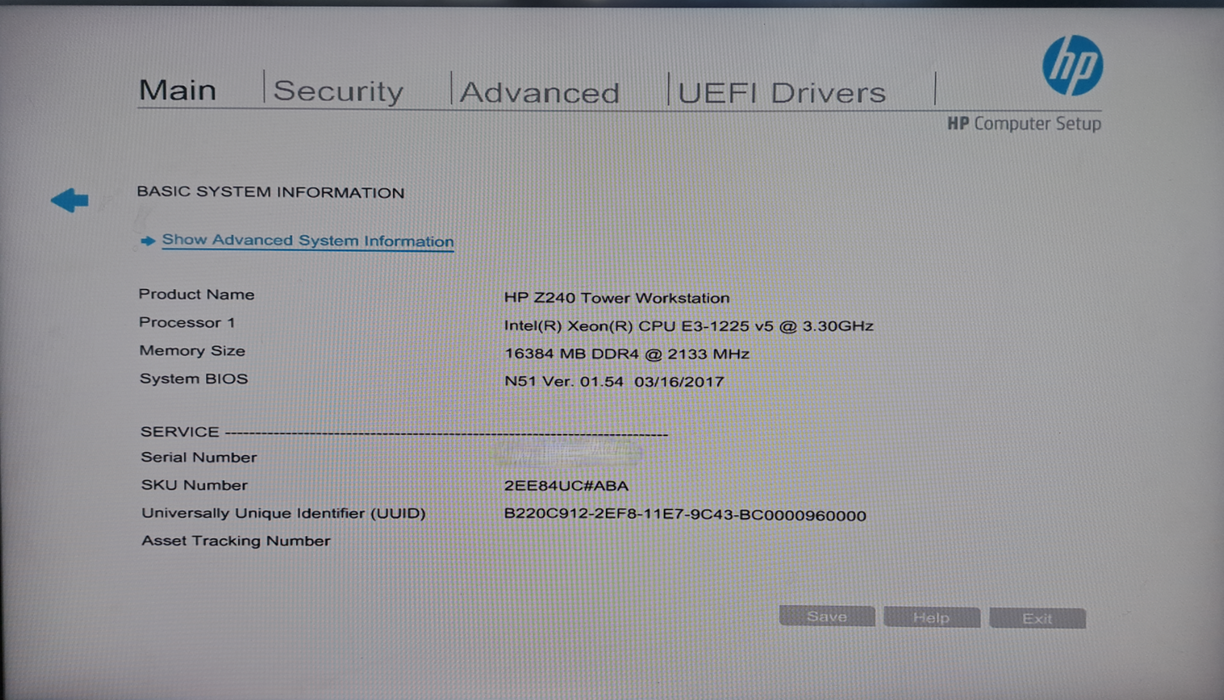 HP Z240 SFF Workstation | Xeon E3-1225 V5 | 16 GB RAM | Quadro K2200 | No HDD