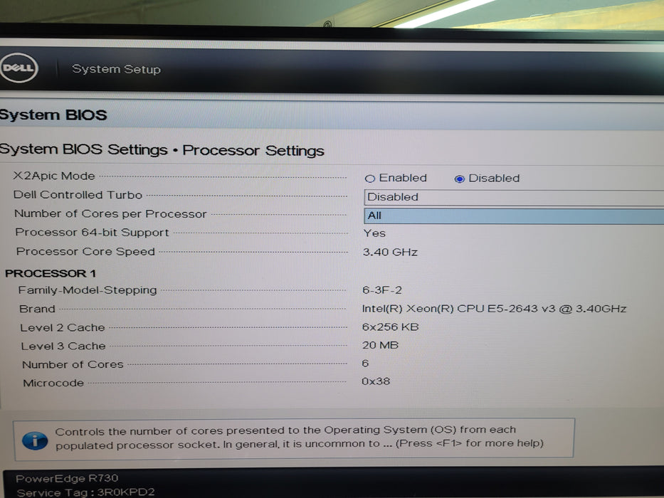 Dell PowerEdge R730 - Xeon E5-2643 v3 32GB DDR4 H730 Mini 2x495W PSU