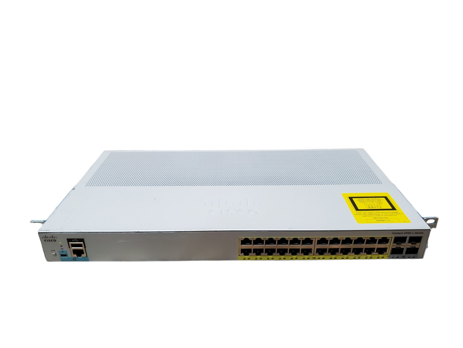 Cisco WS-C2960L-24PS-LL-V01 24-Port Gigabit PoE+ Silent Managed Switch