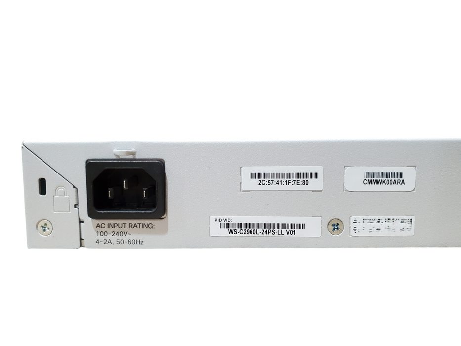 Cisco WS-C2960L-24PS-LL-V01 24-Port Gigabit PoE+ Silent Managed Switch