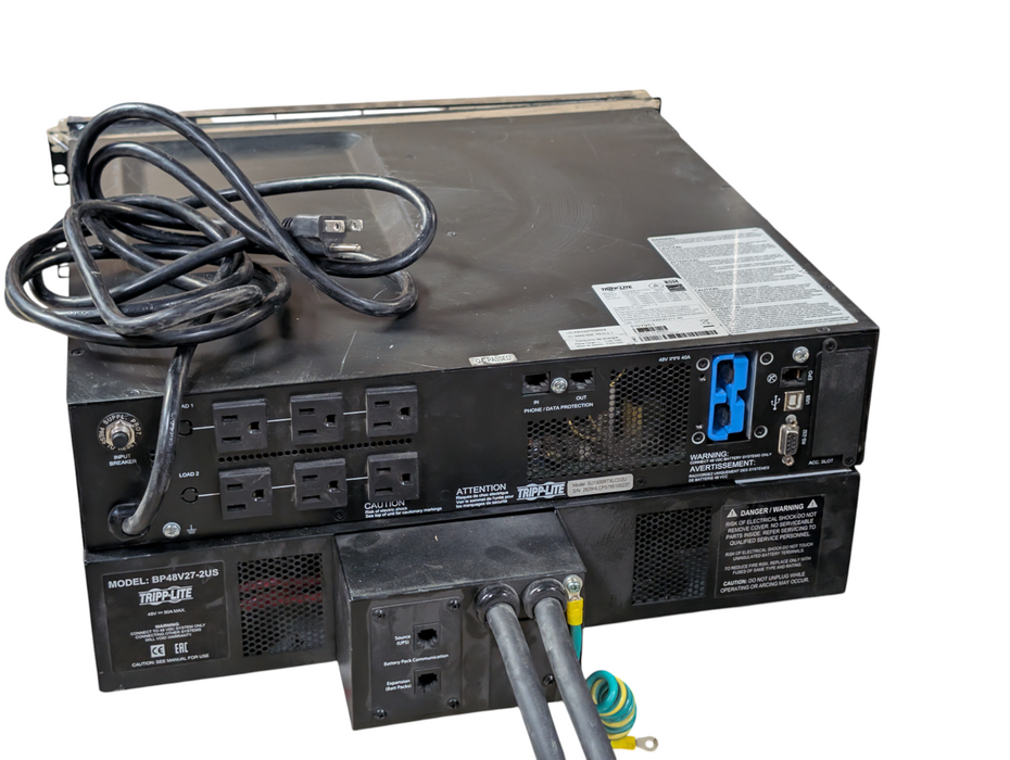 TRIPP-Lite SU1500RTXLCD2U Rack UPS with BP48V27-2US Bad Batteries PLEASE REA