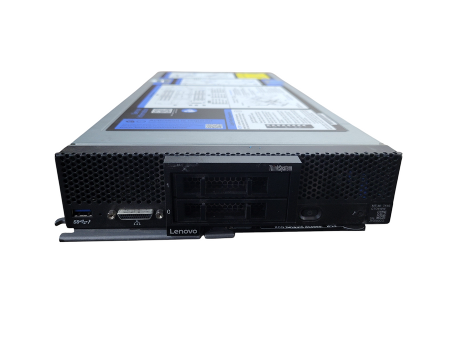 Lenovo ThinkSystem SN550 Blade with 2x Xeon Gold 6130, No RAM, No HDD