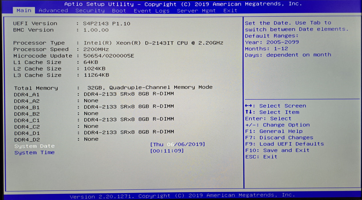 DATTO S4XP8 1U 10x2.5" | Xeon D-2143IT @2.20GHz, 32GB DDR4, No HDD